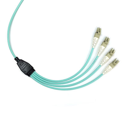 Beli Kabel Fiber MPO LSZH OM3 8 Serat Elite Breakout MPO Female ke LC Tipe B online manufacture