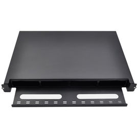 Beli 1U 19 Inch Fiber Optic Distribution Box Rack Mount Cold Rolled Steel 1.2T Bahan Tebal online manufacture