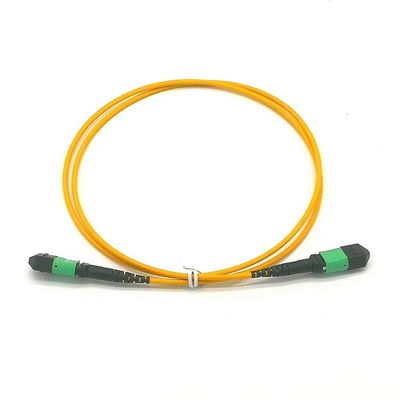 Beli USCOME 24 Core G657A1 LSZH 3.0 Single Mode MPO MTP Kabel Serat Optik Patch Cord Panjang kustom online manufacture