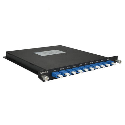 Beli Modul Optik Fiber DWDM Mux Demux 8 Saluran LC UPC Konektor Mode Tunggal 1550nm online manufacture