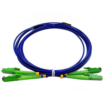 Beli Armored E2000 APC Optical Fiber Patch Cord dengan kekuatan indentasi tinggi dan jumlah serat dupleks online manufacture