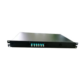 Beli Bingkai Distribusi Serat Optik Warna Hitam 1U 19 '' Rack Mount 16C / 32C Ribbon Patch Panel online manufacture