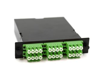 Beli 24 Fiber 0.9mm Kabel MTP Casstte Modul Hijau LC Adapter OM5 PC Polandia Patch Cord online manufacture
