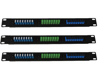 Beli Cold Rolled Steel Panel Patch Serat Optik FTTH LC SC E2000 Untuk Bingkai Distribusi 1U online manufacture
