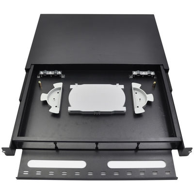 Beli 19 Inch 24 Port ODF Fiber Optic Patch Panel dengan Struktur Laci untuk Operasi Mudah di Pusat Data online manufacture