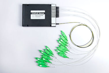 Beli 8 Saluran Fiber Optik WDM Multiplexer SC UPC CWDM Mux / Demux Set Modul ABS online manufacture