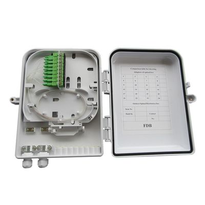 Beli Kotak Terminasi FTTH Material ABS 16 Core Dapat Dipasang di Dinding untuk Sistem Akses FTTX online manufacture