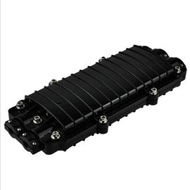 Beli ABS / PPT Hitam Horisontal Jenis Serat Optik Kotak Bersama 24 - 96 Serat Dengan Penyambungan online manufacture