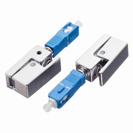 Beli SC Bare Fiber Adapter Bentuk Persegi Mode Tunggal Poles UPC online manufacture