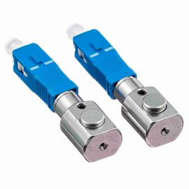 Beli Grey Bare Adapter Serat Optik SC Type Fiber Optic Coupler Untuk Pusat Tes online manufacture