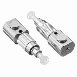 Beli FC Bare Adaptor Fiber Optik Abu-abu Logam FC Fiber Optic Connector Couplers online manufacture