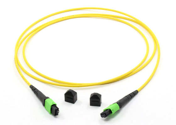 Beli Kabel MPO MTP Mode Tunggal MPO Male ke MPO Female 8/12 Fiber Patch Cord dengan Bahan LSZH online manufacture