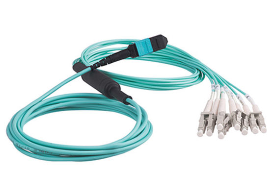 Beli Kabel MPO MTP Fan Out 8/12/24 Core Fiber Optic Patch Cord dengan Panjang yang Dapat Disesuaikan dan Kerugian Penyisipan Rendah online manufacture