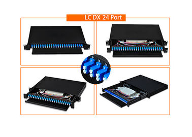 Beli 1u Fiber Optic Patch Panel Cold Plate Semprot Moulding Lubang Persegi Modul Tunggal online manufacture