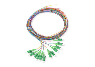 Beli Konektor LC Mode Tunggal Kabel Serat Optik Pigtail 0.9mm 12 Warna online manufacture