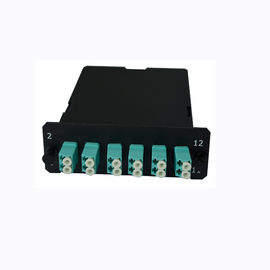 Beli Single Mode FHD MPO Kaset Modul MPO-24 hingga 12x LC Duplex, Tipe A, 24 Serat OS2 online manufacture