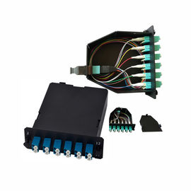 Beli OS2 24 Serat Rugi Rendah Penyisipan Konektor Mpo Mtp Dan LC Duplex Adapter Fiber Cassette online manufacture