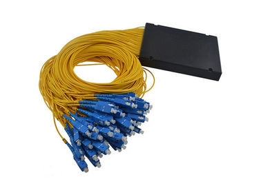 Beli 1x64 ABS Box Type PLC 1 In 64 Out PLC Fiber Optic Splitter dengan konektor SC online manufacture