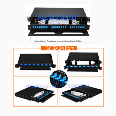 Beli Panel Patch Serat Optik Multimode Rack Mount online manufacture