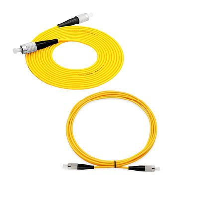 Beli Kabel Patch Fiber Optik Multimode FC ke ST dengan Panjang Standar 3m / 5m untuk Transmisi Data Berkecepatan Tinggi online manufacture