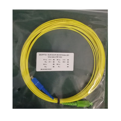 Beli Kabel Patch Fiber Optik Lapis Baja LC-LC Mode Tunggal untuk Transmisi Data Kecepatan Tinggi online manufacture