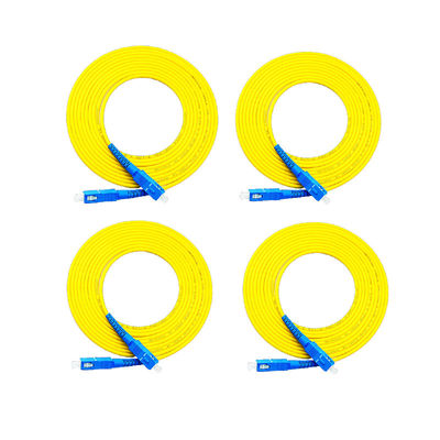 Beli 2.0mm Diameter LC-LC Connector Armored Fiber Optic Patch Cord dengan Panjang yang Dapat Dikustomisasi online manufacture