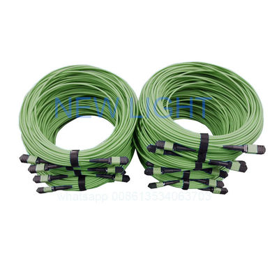 Beli Kabel OM4 MPO MTP 12 Core dengan Panjang Kustom dan Konektor Fiber MPO online manufacture