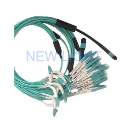 Beli 5m MPO Konektor Perempuan Ke LC Duplex OM4 (OM3) 50/125 Jumper Multifiber online manufacture