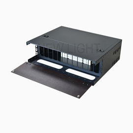 Beli 3U 144 Inti Bingkai Distribusi Serat Optik / Panel Patch Serat Optik SC Port online manufacture