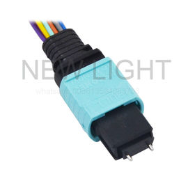 Beli MTP Perempuan Ke LC MPO MTP Kabel 8 - STRAND OM3 50µM PLENUM 18 '' 2mm Breakout online manufacture
