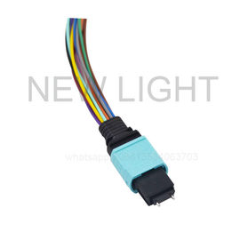 Beli Kabel MPO MTP OEM OM3 Lurus 10Gb, Multimode 50/125 Kabel Patch Serat Optik online manufacture