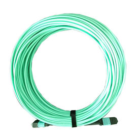 Beli 12 Fiber 50/125 OM3 MPO MTP Cable 10Gb Laser Dioptimalkan Multimode (3m / 10ft) online manufacture