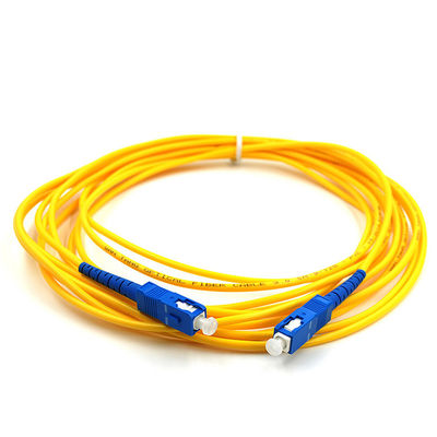 Beli IEC Standard SC Fiber Optical Patch Cord dengan LSZH Jacket dan Rating Flammability untuk Aplikasi Jaringan online manufacture