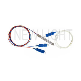Beli FTTH 1x2 1x4 1x8 1x16 Serat Optik Beam Splitter SC UPC / Konektor APC online manufacture