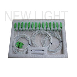 Beli 1x8 LGX PLC Fiber Optic Splitter 1x32 Dengan SC APC Connector Kehilangan Penyisipan Rendah online manufacture