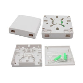 Beli 2 Port FTTH Termination Box / Waterproof SC Serat Optik Termination Box online manufacture