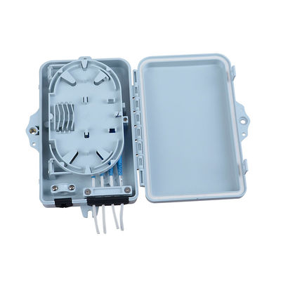 Beli Kotak Terminasi FTTH 4 Core Tahan Air Dapat Dipasang di Dinding Kotak Splitter Serat Optik Luar Ruangan online manufacture