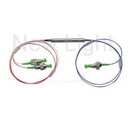 Beli 3 Ports Optical Mux Demux 100Ghz 200Ghz 1x2 Perangkat DWDM Saluran ITU online manufacture
