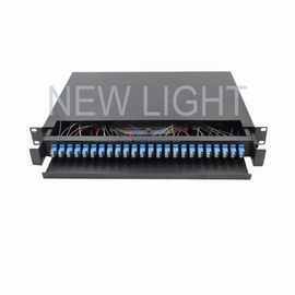 Beli 1U 96 Fiber OM3 / OM4 Multimode terminasi kabel serat optik panel patch Wall Mount online manufacture