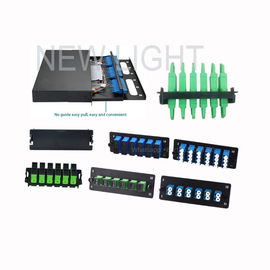Beli 1U / 2U / 3U / 4U Panel Fiber LGX / Panel Patch Kepadatan Tinggi Untuk Menambal Panel online manufacture