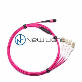 Beli OM4 100G Transmisi 12 Strand MTP Patch Cable online manufacture