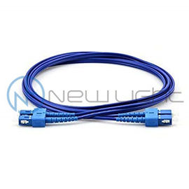 Beli SC UPC Warna Biru Kabel Serat Optik 2.0 Duplex Patch Cord online manufacture