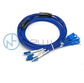 Beli 4 Serat LC SC 2.0 Cabang 0.5 Meter Kabel Patch Serat Optik online manufacture