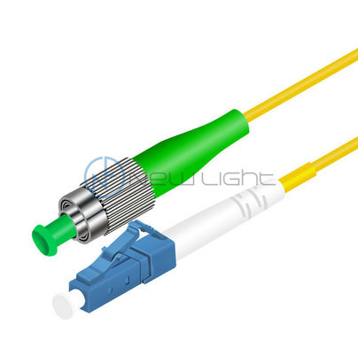 Beli FC ke LC 9/125um Kabel Fiber Optic Patch Cord dengan ≤0,1dB Insertion Loss untuk Peralatan Uji Komunikasi online manufacture