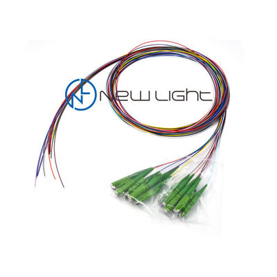 Beli 0.9mm 12 Warna 40dB Kembali Loss Serat optik Pigtail dan Serat Jumper Kabel online manufacture