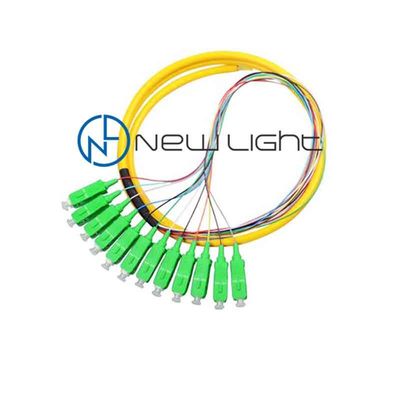 Beli 2m LC UPC Simplex OS2 Kuning Fiber Optic Pigtail dengan Diameter 0.9mm Low Insertion Loss dan High Return Loss online manufacture