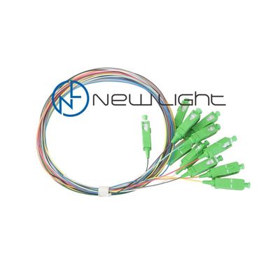 Beli 3m 12 warna PVC LSZH Om3 Sc Fiber Optic Pigtail online manufacture