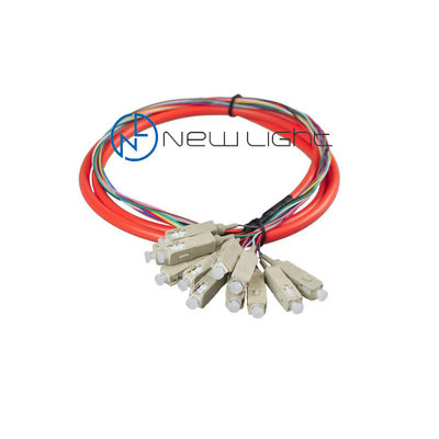 Beli 12core 0.9mm Multimode Fiber Optic Pigtail Optic Fiber Jumping Cable untuk CATV dan Telekomunikasi online manufacture