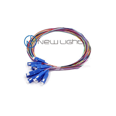 Beli 10G LC ST SC 12core Longgar Buffer Multimode Fiber Pigtail online manufacture