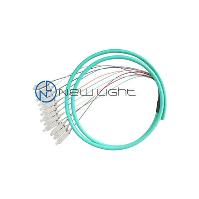 Beli 12core Multimode Fiber Optic Pigtail dengan Diameter 0,9mm untuk Transmisi Data Berkecepatan Tinggi online manufacture